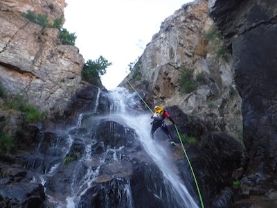 Canyoning sierra de Madrid